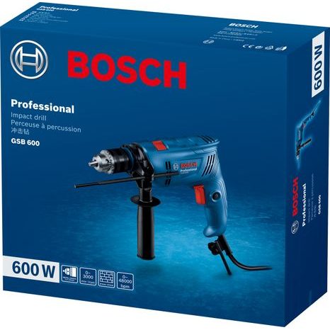 Elektrická příklepová vrtačka Bosch GSB 600 06011A0321 - 4
