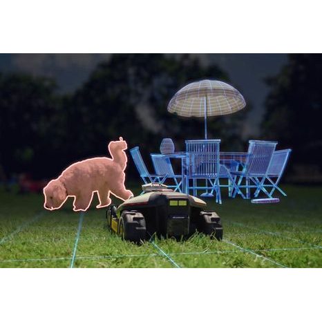 Robotická sekačka Mammotion LUBA mini AWD 800 - 20