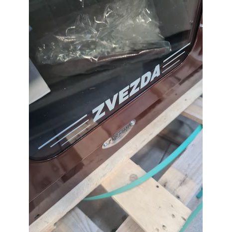 Poškozeno - Sporák s troubou na tuhá paliva ZVEZDA NARODNA E hnědá, levá - 10