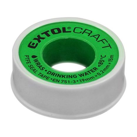 EXTOL CRAFT 47532 - páska těsnící teflonová, 19mm x 15m