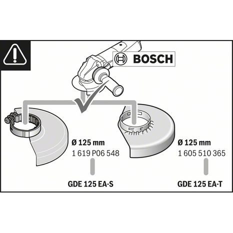 Kryt odsávací Bosch GDE 125 EA-S 1600A003DH - 2