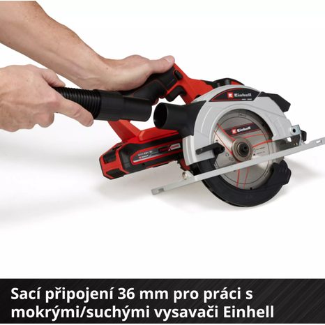 Aku ruční kotoučová pila Einhell TE-CS 18/165-1 Li 4331207 - 4