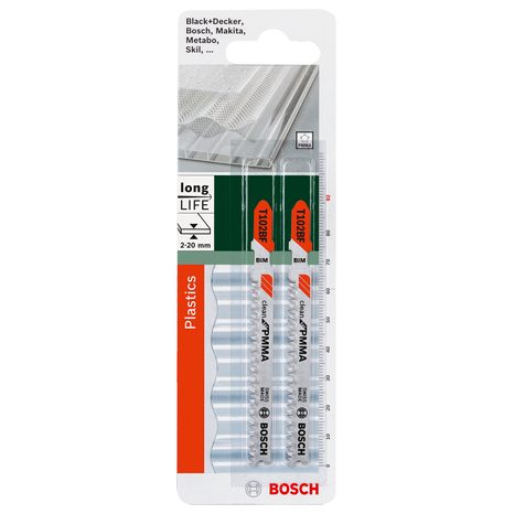 Pilový plátek do kmitací pily Bosch T102 BF 2ks 2609256C59 - 2