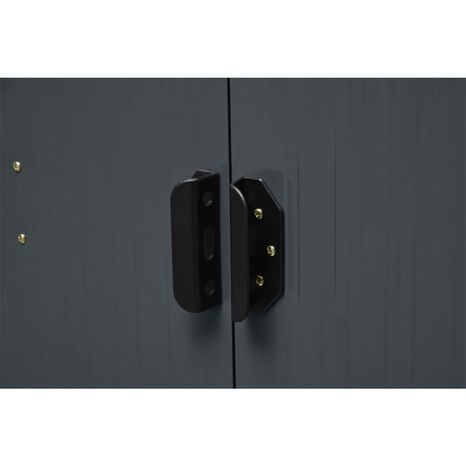 Zahradní domek s pultovou střechou Riwall PRO RMSP Anthracite LUX 2,4 x 2,8 m - 7