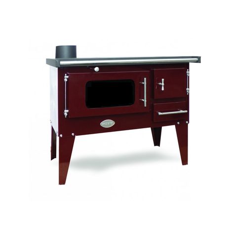 Poškozeno - Sporák s troubou na tuhá paliva ZVEZDA NARODNA E hnědá, levá