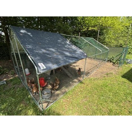 Výběh pro drůbež - klec pro slepice VESPAGARDEN - 4x3x2m / 12m2 - 6