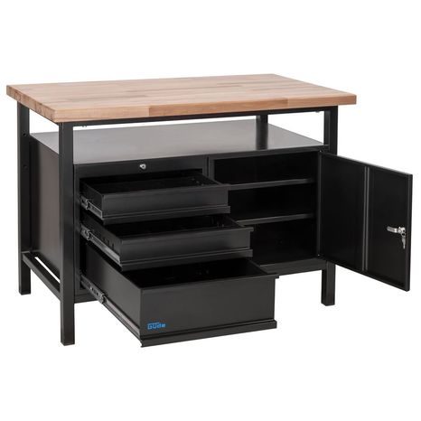 Dílenský stůl GÜDE Black Line P 1200 SLT 40838 - 2