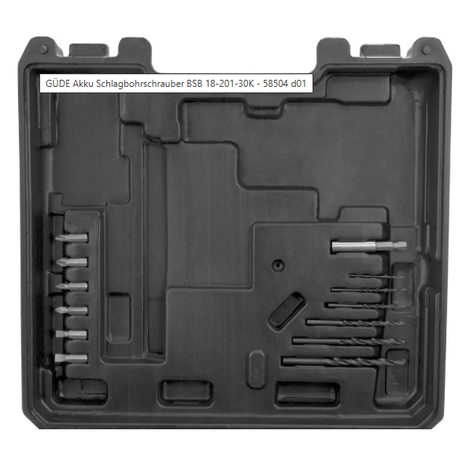Aku příklepová vrtačka GÜDE BSB 18-201-30K 58504 - 9