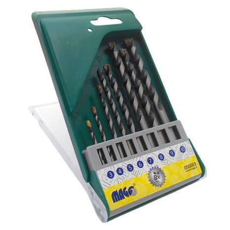 Sada univerzálních vrtáků MAGG Ø 3,4,5,6,7,8,9,10mm 050003 - 2