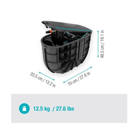 Podzemní box na hadici Gardena RollUp 18650-20 - 3
