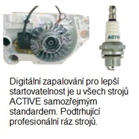 Benzínový hriadeľový profi krovinorez ACTIVE 4,5 BT - 16