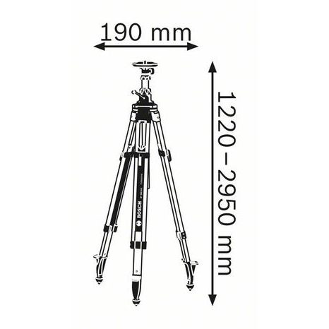 Stavební stativ Bosch BT 300 HD 0601091A00 - 2