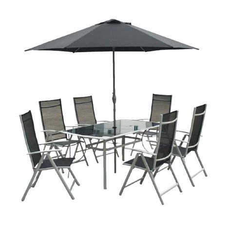 Zahradní sestava 6 se slunečníkem 	VeGA