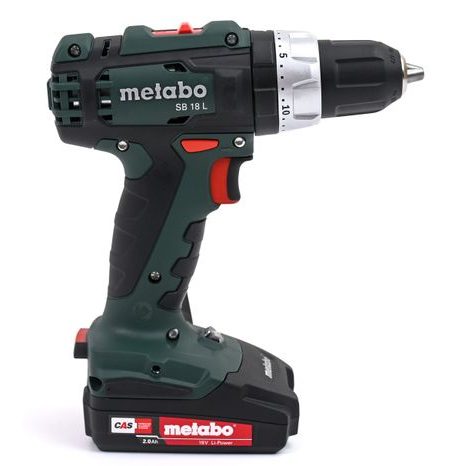 Aku příklepová vrtačka Metabo SB 18 L Set 602317540 - 2