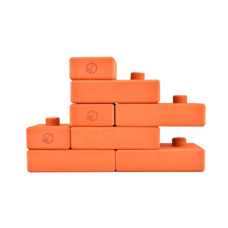 Tehličky Birdito oranžové 55ks - 4