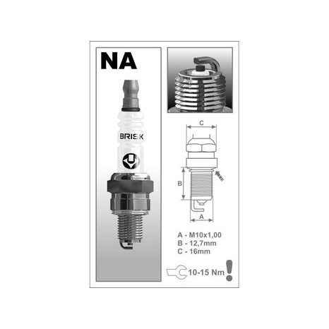 Zapalovací svíčka 4T BRISK NAR17C - 2