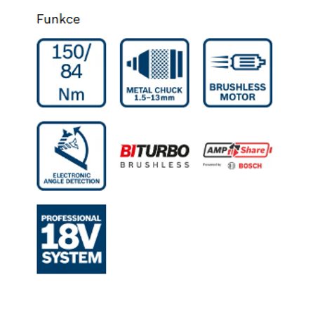 Aku příklepová vrtačka Bosch GSB 18V-150 C 06019J5102 - 8