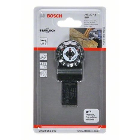 Ponorný pilový list Bosch AIZ 20 AB-STARLOCK 2608661640 - 2