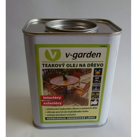 Teakový olej Sokrates 0,6 l V-garden - 5