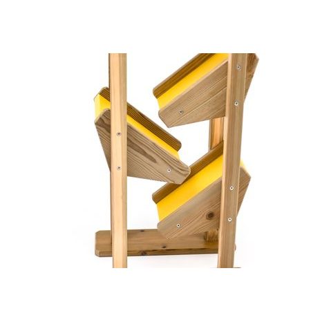 Dřevěná skluzavka na písek žlutá Classic World - 5