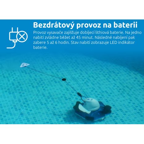 Aku robotický vysavač Marimex SupraVac Hudson 10800037 - 13