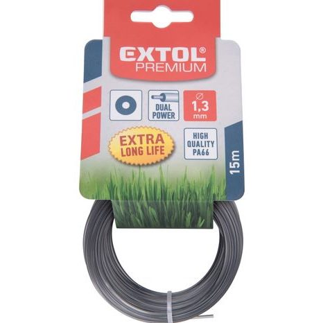 Struna s jádrem kulatá EXTOL PREMIUM 1,3 mm x 15 m