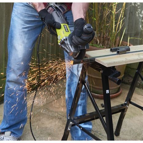 Elektrická úhlová bruska Ryobi RAG800-125S - 5