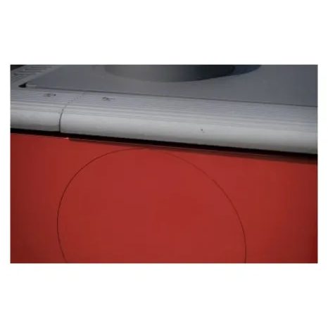 Teplovodní sporák s troubou TEMY PLUS P 20 S Levý/Červený - 5