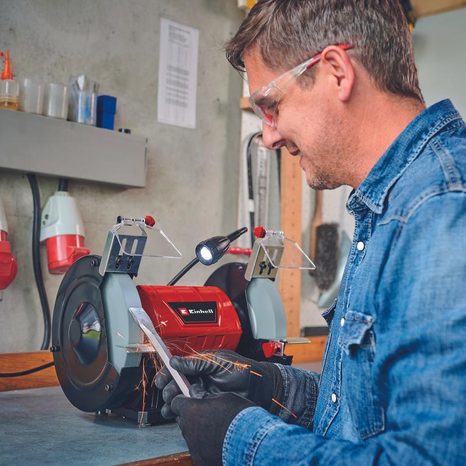 Elektrická dvoukotoučová stolní bruska Einhell TC-BG 200 L 4412633 - 12