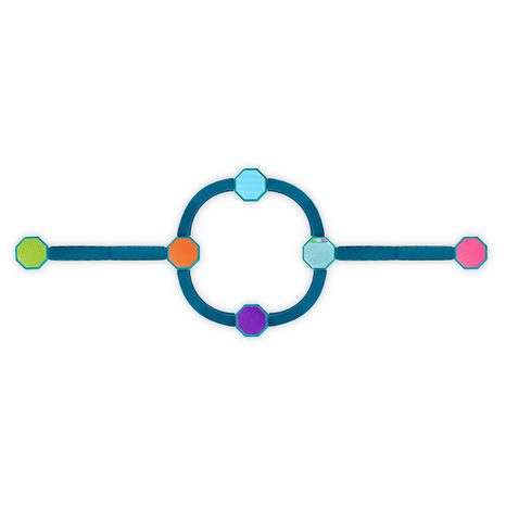 Překážková dráha se stupínky hudební Balance & Groove B-Toys - 8