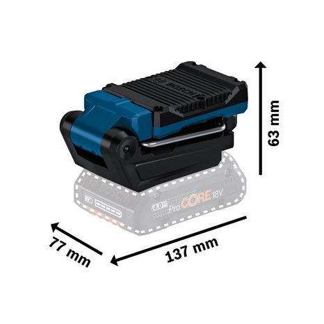 Aku LED svítilna Bosch GLI 18V-800 0601443600 - 2
