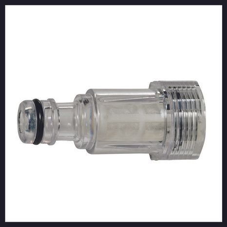 Vodní přípojka s integrovaným filtrem