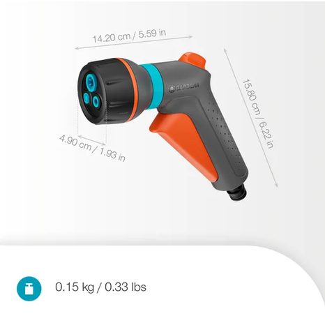 Multifunkční sprcha Gardena Classic Compact pro vnitřní kohoutky 18376-20 - 2