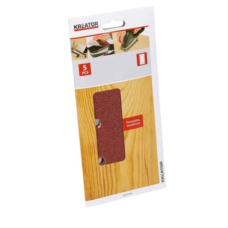 5x Brusný papír Kreator 115 x 230 mm G80 KRT203005 - 2