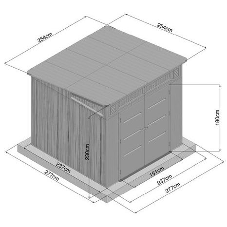 Záhradný domček VeGA CORTINA - 6