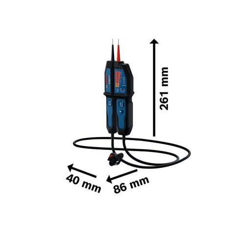 Bezkontaktní zkoušečka napětí Bosch GVD 1000-17 - 2