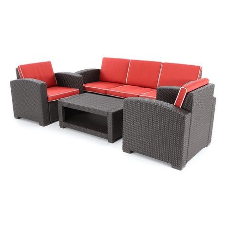 Záhradná zostava Portoriko red DeLuxe VeGA - 6