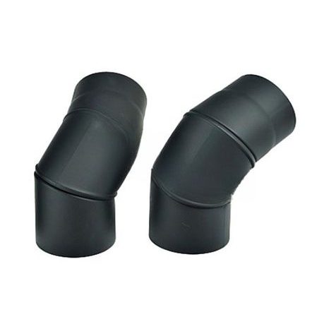 Koleno kouřové 150mm stavitelné / 0 - 90° silnostěnné 1,5mm