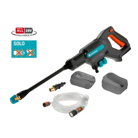 Aku vysokotlaká myčka Gardena AquaClean 14800-55