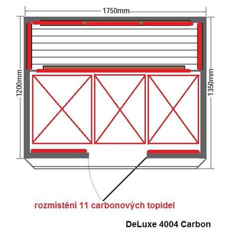 Infrasauna HEALTHLAND DeLuxe 4004 Carbon - 2