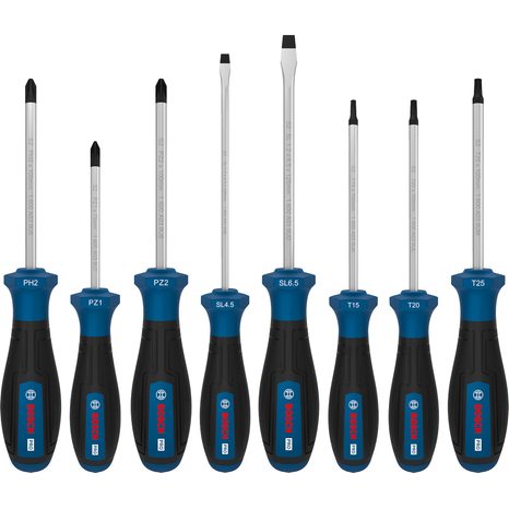 Sada šroubováků Bosch PRO PH/PZ/SL/TX 8 ks 1600A039PF