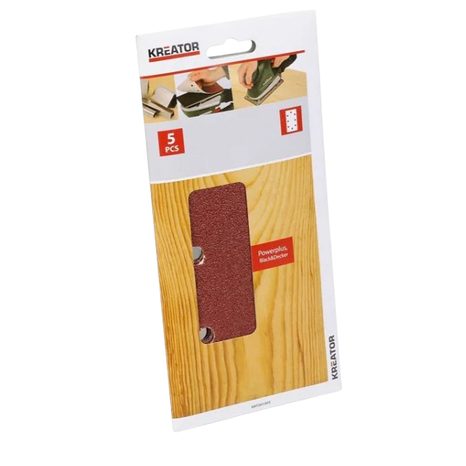 5x Brusný papír Kreator 115 x 230 mm G120 KRT203007 - 2