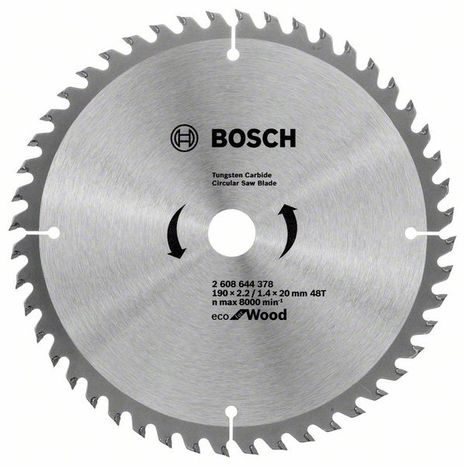 Pilový kotouč Bosch Eco for Wood 190 mm 48T 2608644378