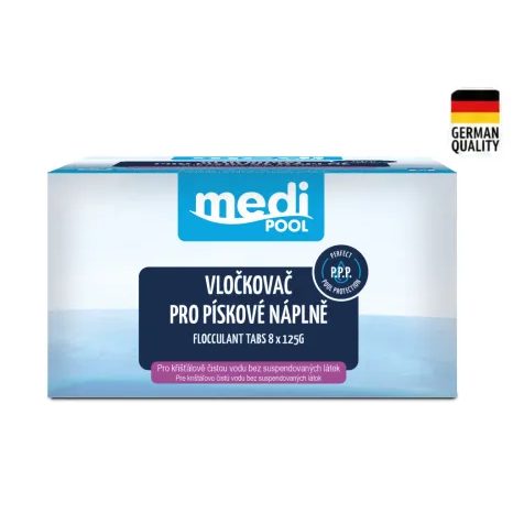 Vločkovač tablety mediPOOL 8x125g 1,0 kg - 2