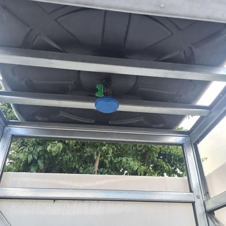 Zahradní sprcha kabinková s nádrží 150L WEISA - 5