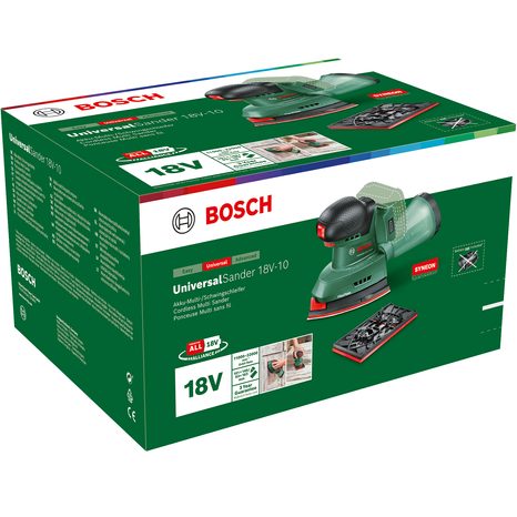 Aku vibrační bruska Bosch UniversalSander 18V-10 06033E3100 - 3