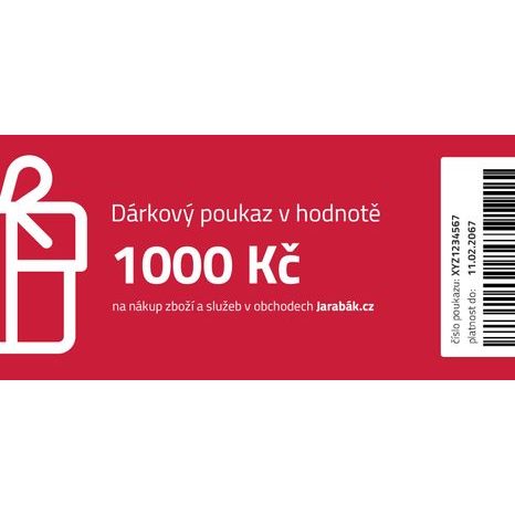Elektronický dárkový poukaz - 2