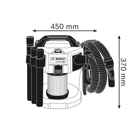 Aku vysavač Bosch GAS 18V-10L 06019C6302 - 12