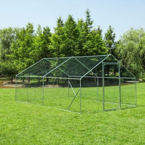 Výběh pro drůbež - klec pro slepice VESPAGARDEN - 6x3x2m / 18m2 - 4