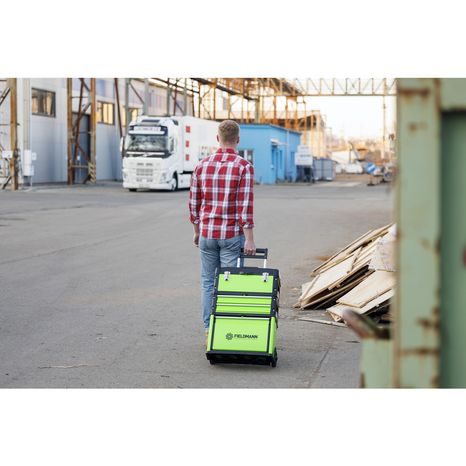 Poškozeno - Kovový box na nářadí FIELDMANN FDN 4150 50004671 - 14